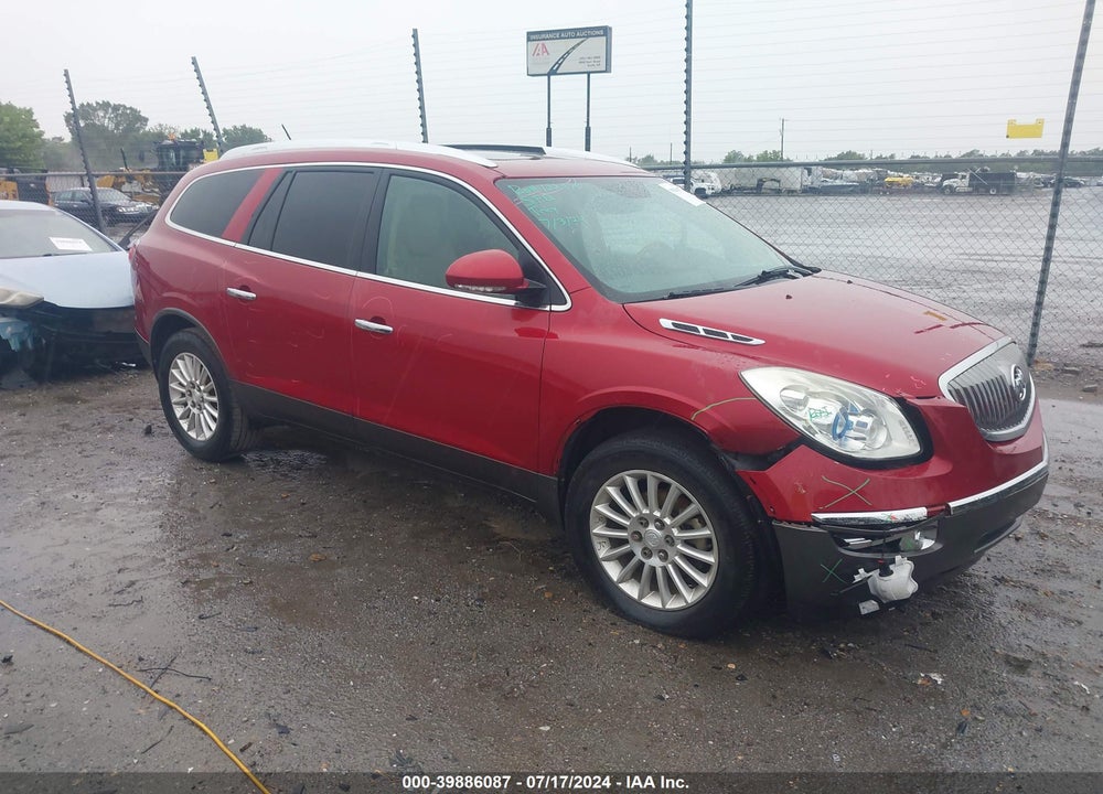2012 BUICK ENCLAVE LEATHER VIN: 5GAKRCED9CJ122478