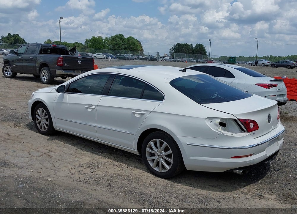 2011 VOLKSWAGEN CC LUX PLUS VIN: WVWHN7ANXBE706177