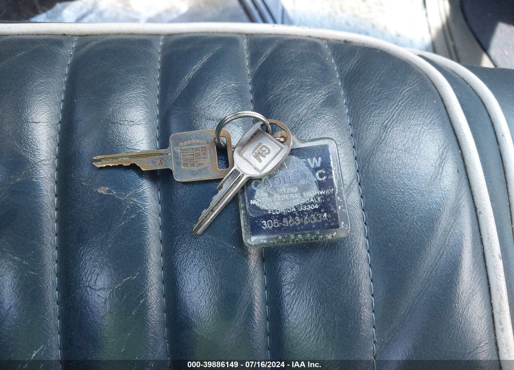 1985 CADILLAC ELDORADO VIN: 1G6EL5784FE620905