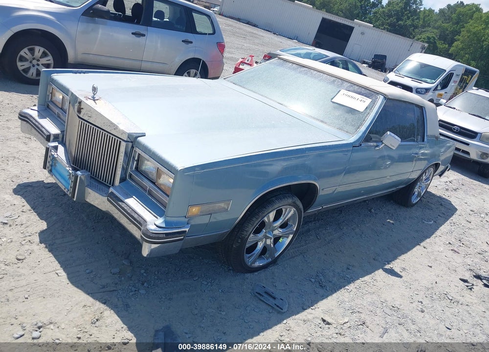 1985 CADILLAC ELDORADO VIN: 1G6EL5784FE620905