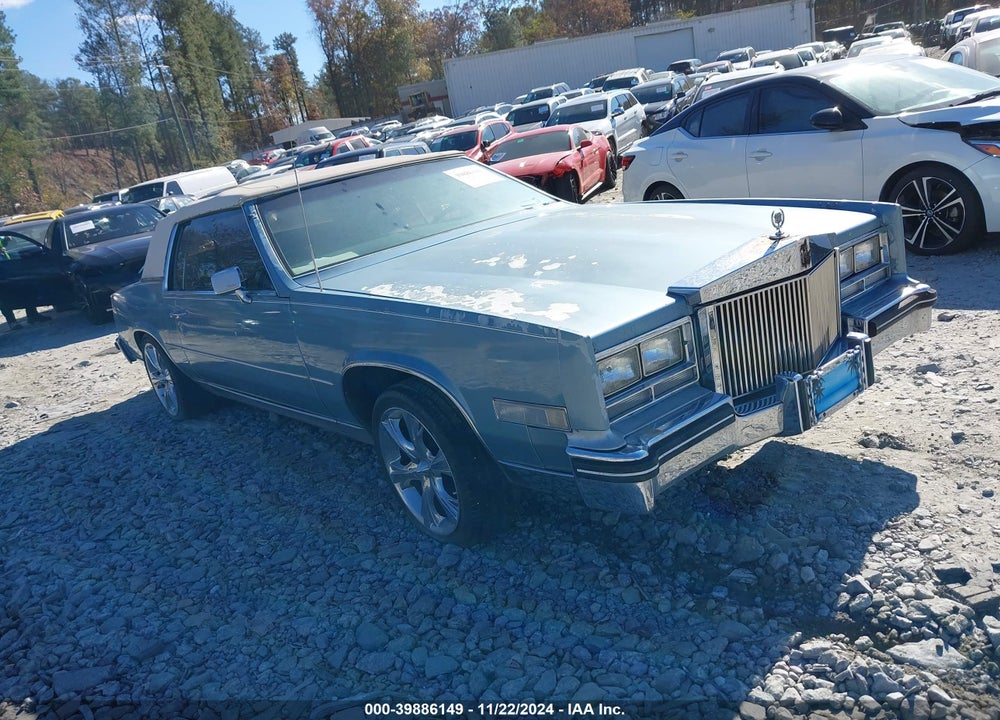 1985 CADILLAC ELDORADO VIN: 1G6EL5784FE620905