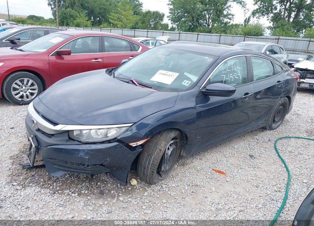 2017 HONDA CIVIC LX VIN: 2HGFC2F57HH552782