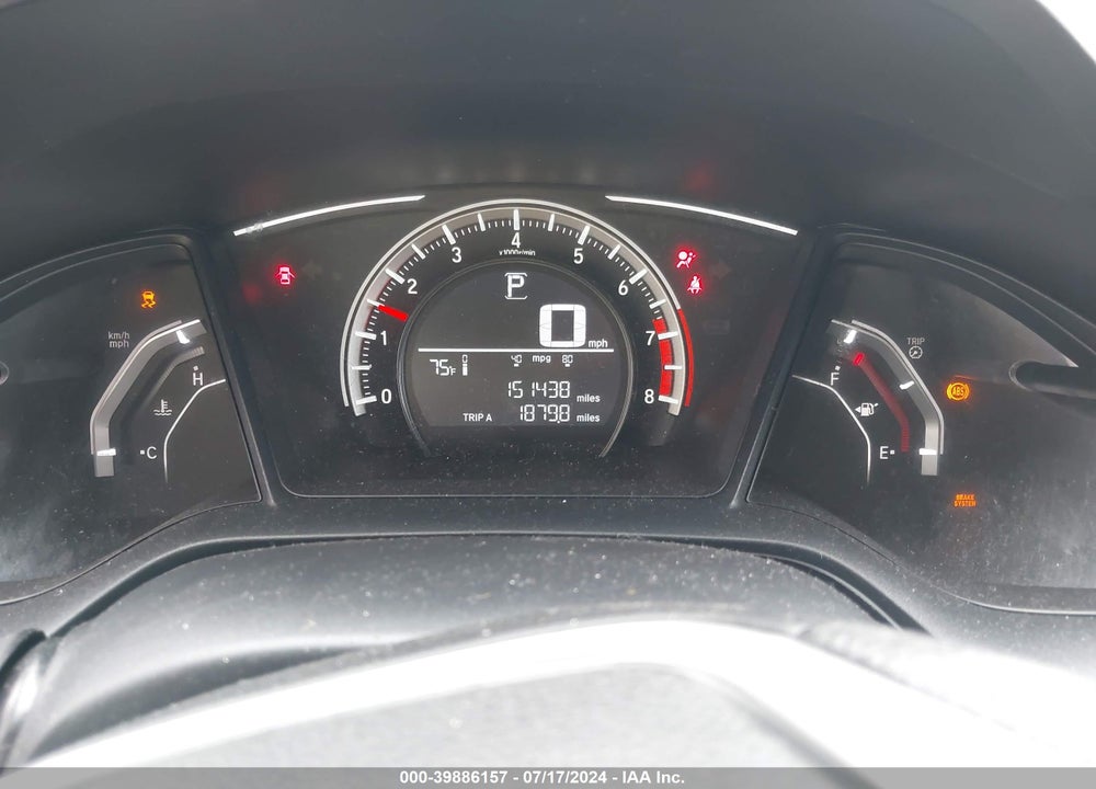 2017 HONDA CIVIC LX VIN: 2HGFC2F57HH552782