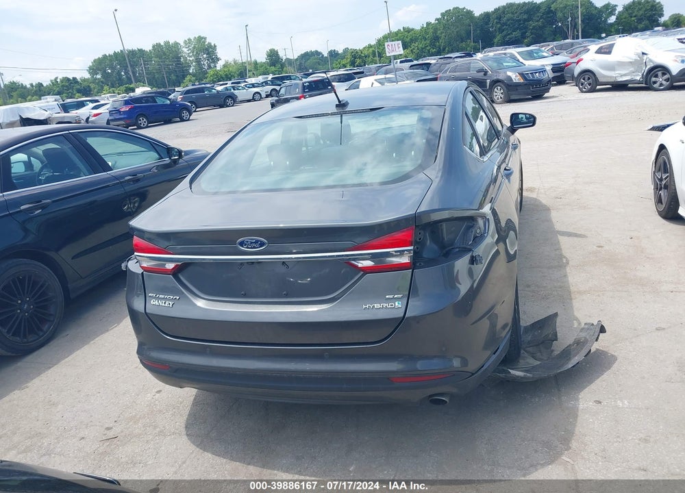 2018 FORD FUSION HYBRID SE VIN: 3FA6P0LU5JR149175