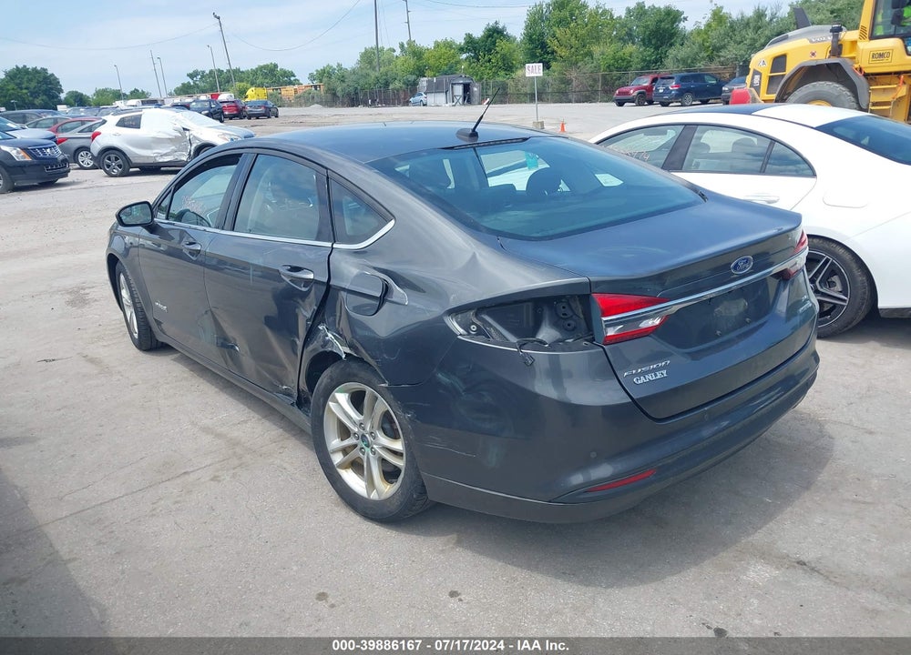 2018 FORD FUSION HYBRID SE VIN: 3FA6P0LU5JR149175
