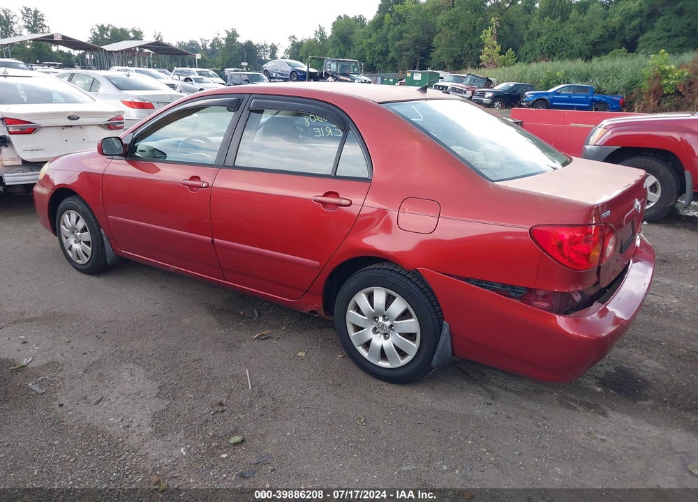 2004 TOYOTA COROLLA LE VIN: 2T1BR32E24C307402