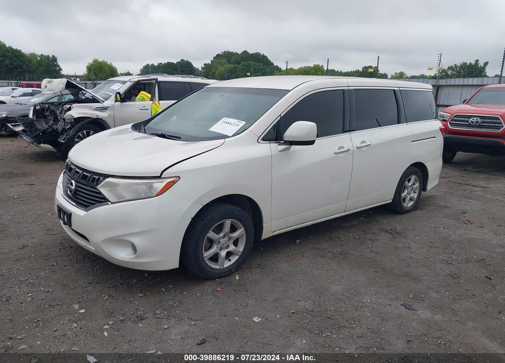 2014 NISSAN QUEST SV VIN: JN8AE2KP3E9102654