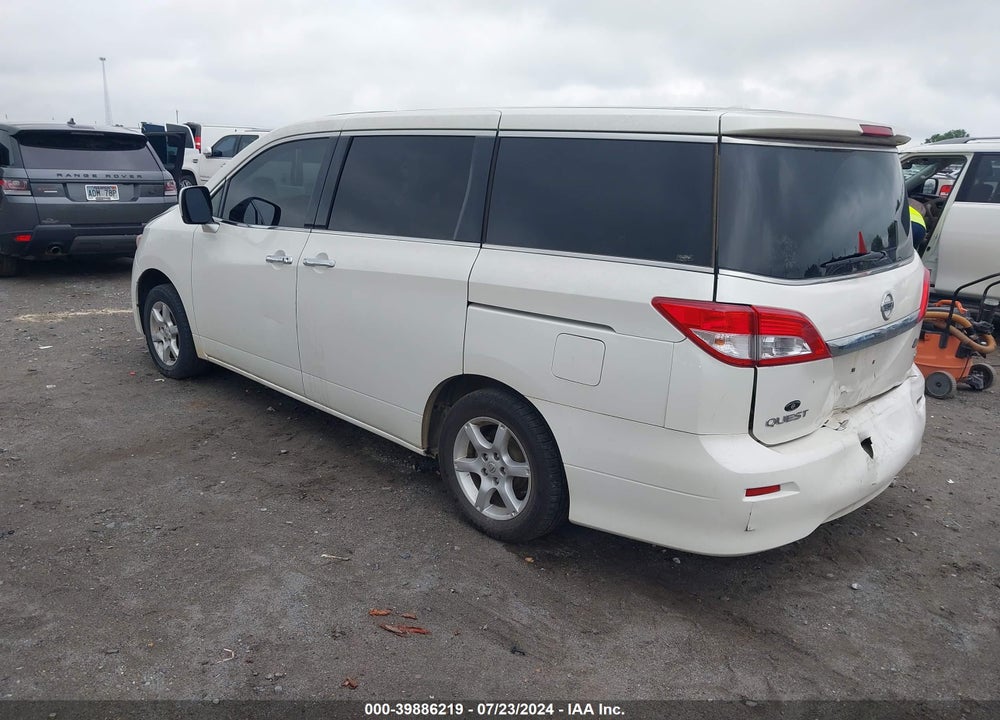 2014 NISSAN QUEST SV VIN: JN8AE2KP3E9102654