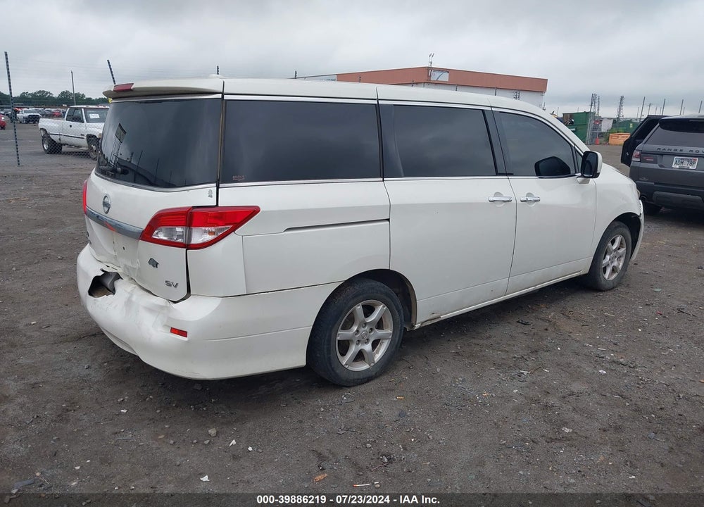 2014 NISSAN QUEST SV VIN: JN8AE2KP3E9102654