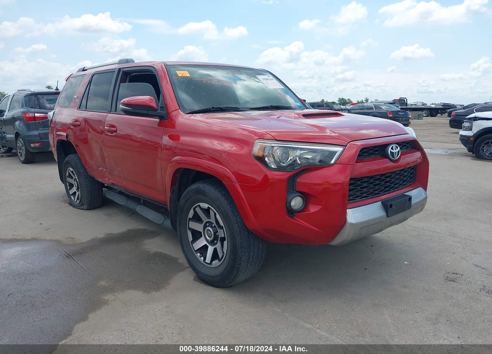 2017 TOYOTA 4RUNNER TRD OFF ROAD PREMIUM VIN: JTEBU5JR1H5464674
