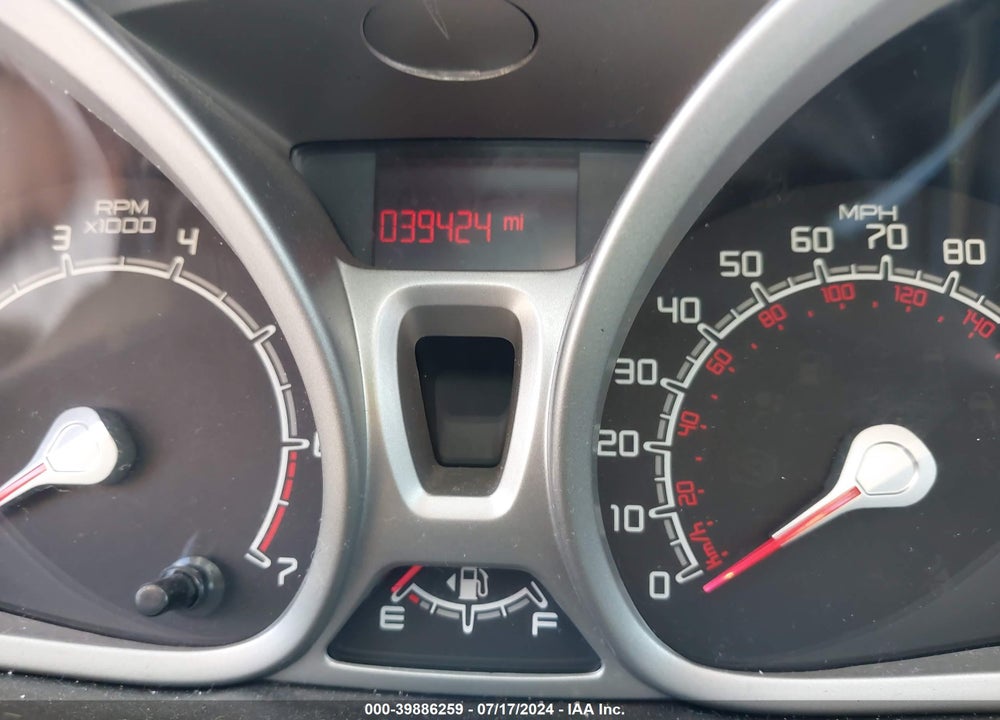 2013 FORD FIESTA SE VIN: 3FADP4BJ8DM182680
