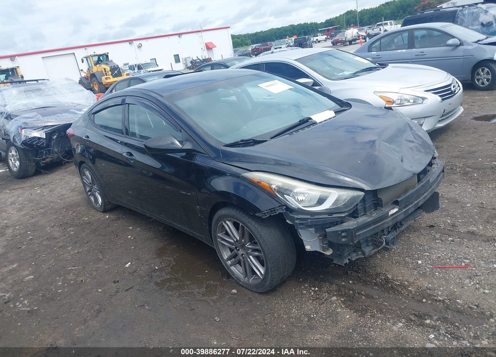 2016 HYUNDAI ELANTRA SE VIN: 5NPDH4AE3GH681022