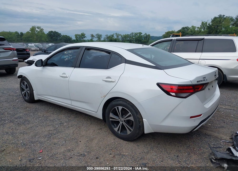 2020 NISSAN SENTRA SV XTRONIC CVT VIN: 3N1AB8CV3LY238510