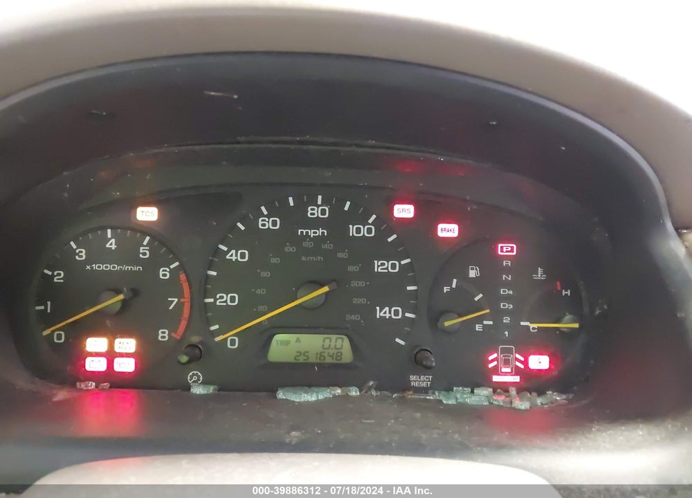 2002 HONDA ACCORD 3.0 EX VIN: 1HGCG16542A038217