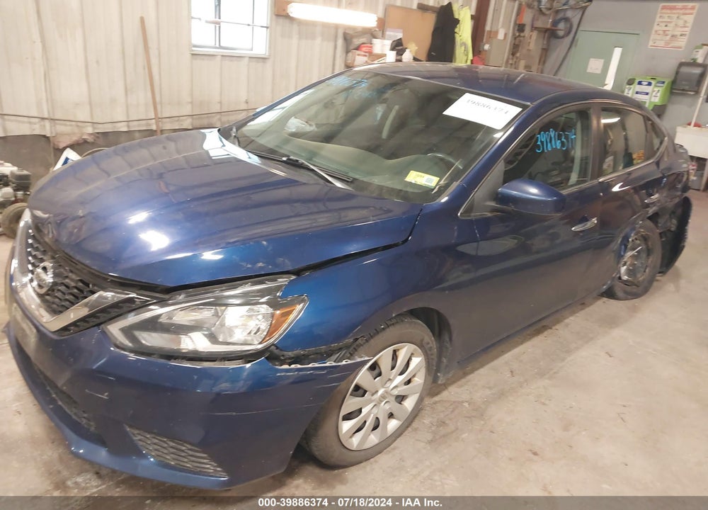 2016 NISSAN SENTRA SV VIN: 3N1AB7AP3GY318944