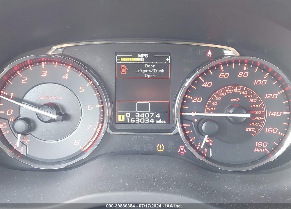 2015 SUBARU WRX PREMIUM VIN: JF1VA1D69F9800703