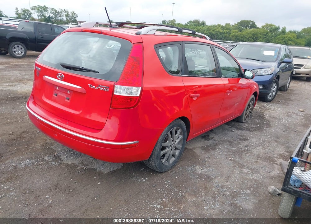 2012 HYUNDAI ELANTRA TOURING GLS VIN: KMHDC8AE6CU130021