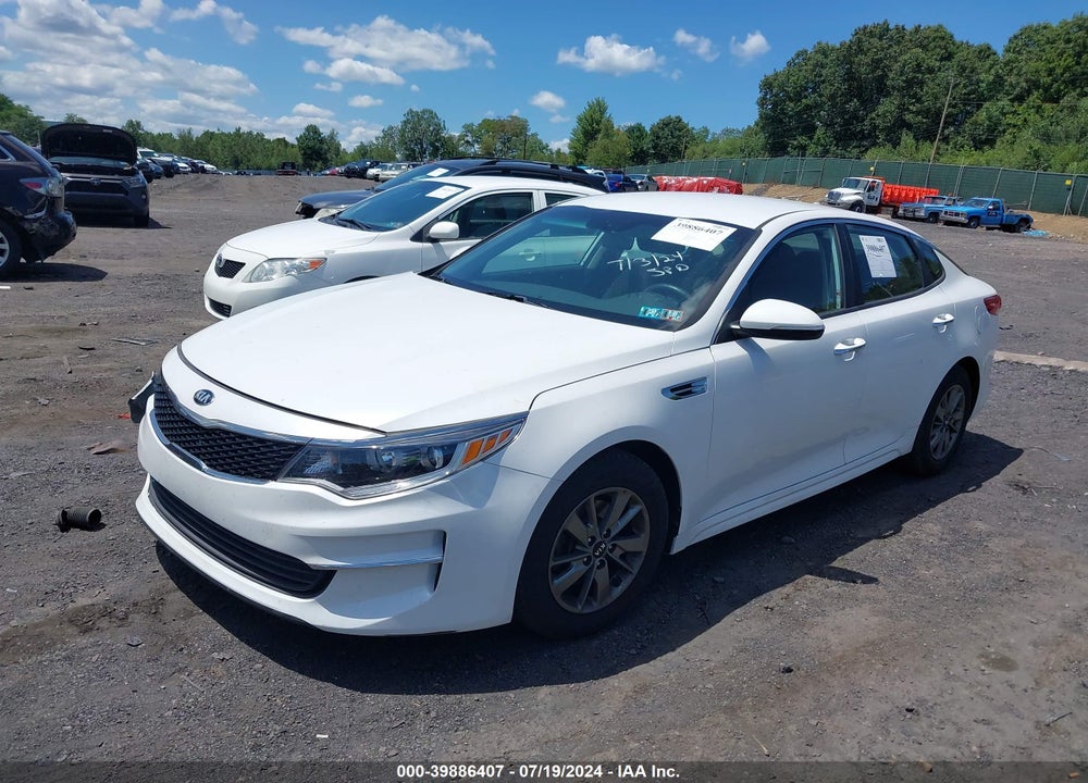 2018 KIA OPTIMA LX TURBO VIN: 5XXGT4L10JG190903