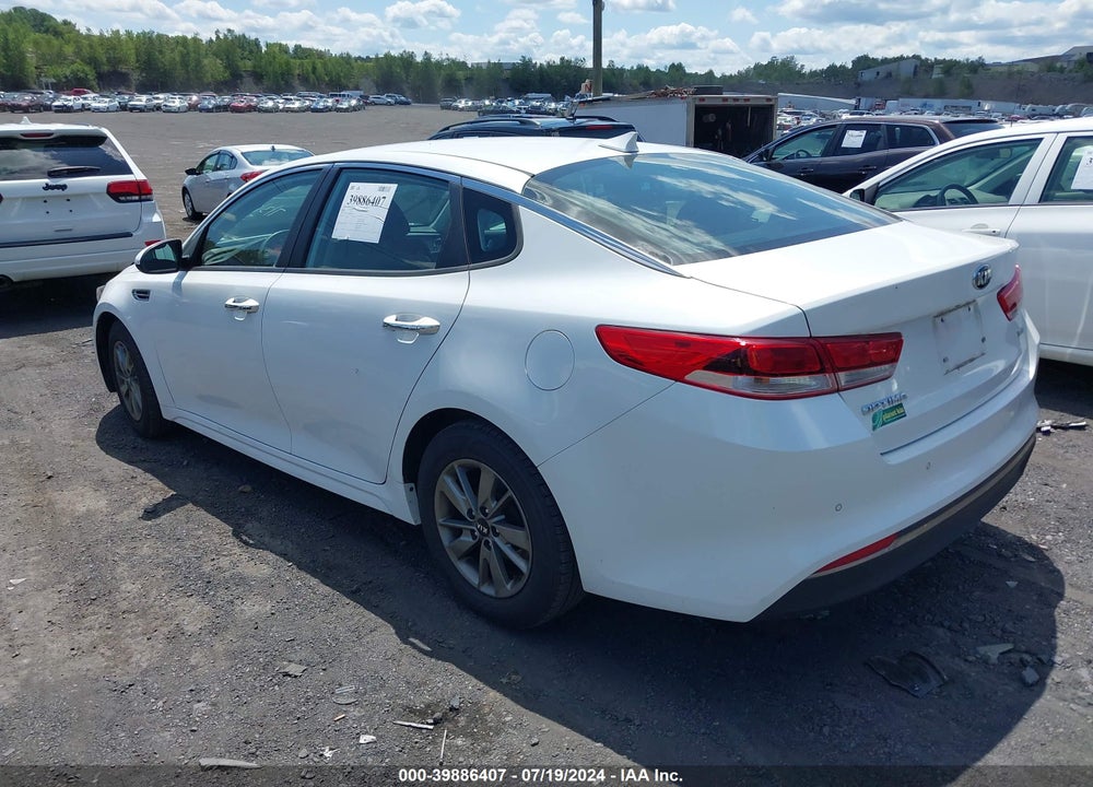 2018 KIA OPTIMA LX TURBO VIN: 5XXGT4L10JG190903