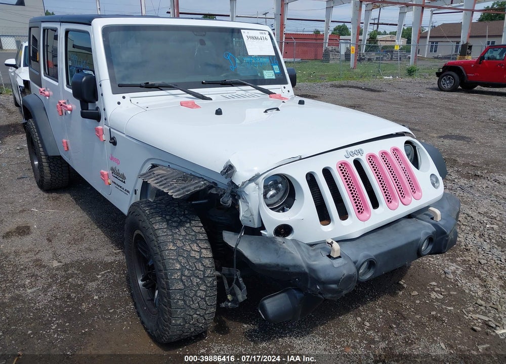 2016 JEEP WRANGLER UNLIMITED SPORT VIN: 1C4BJWDG5GL134351