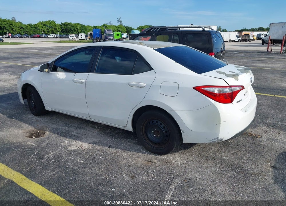 2014 TOYOTA COROLLA LE VIN: 5YFBURHE8EP026988