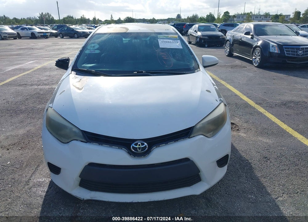 2014 TOYOTA COROLLA LE VIN: 5YFBURHE8EP026988