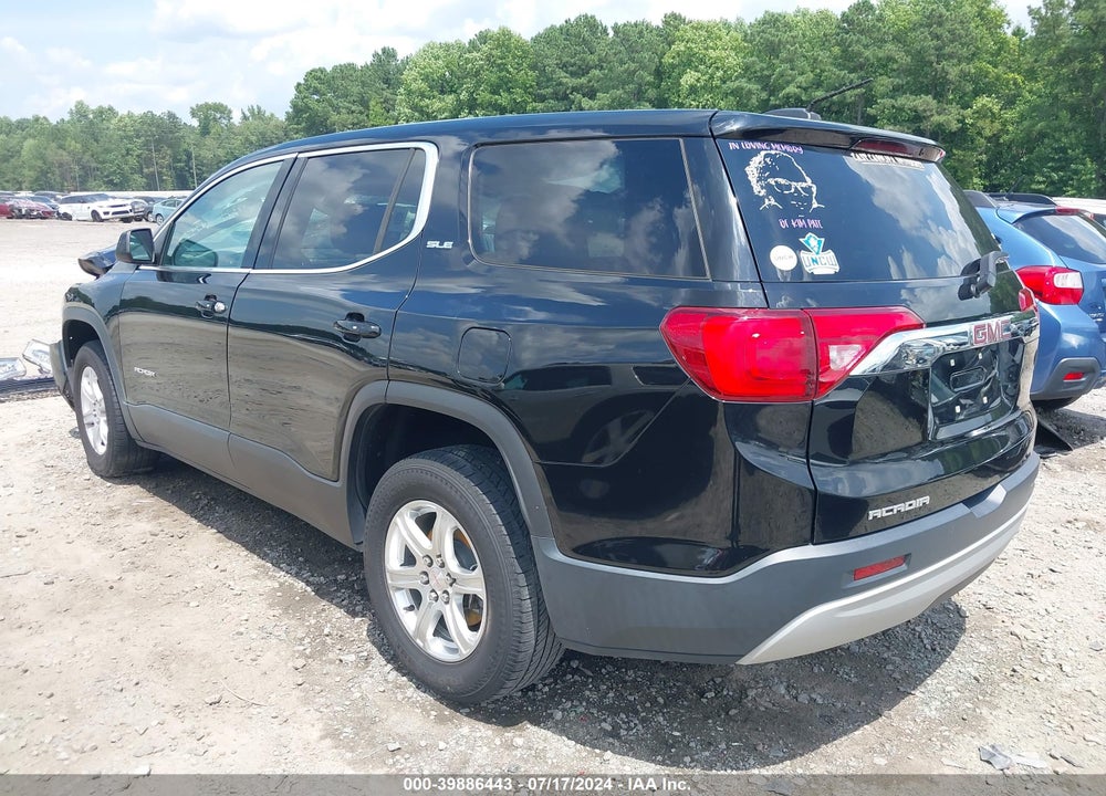 2019 GMC ACADIA SLE-1 VIN: 1GKKNKLA7KZ276527