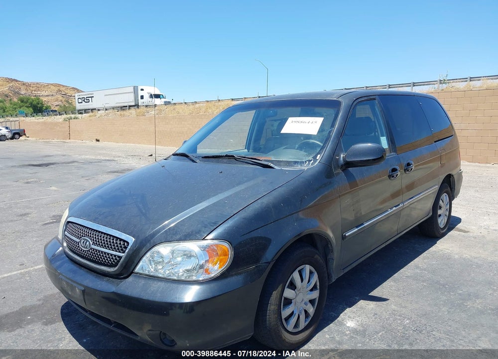 2005 KIA SEDONA EX/LX VIN: KNDUP132756755960