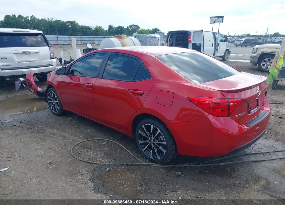 2019 TOYOTA COROLLA SE VIN: 5YFBURHE2KP892987