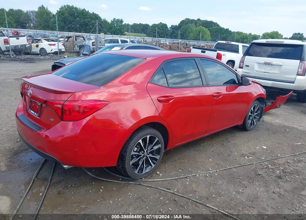 2019 TOYOTA COROLLA SE VIN: 5YFBURHE2KP892987