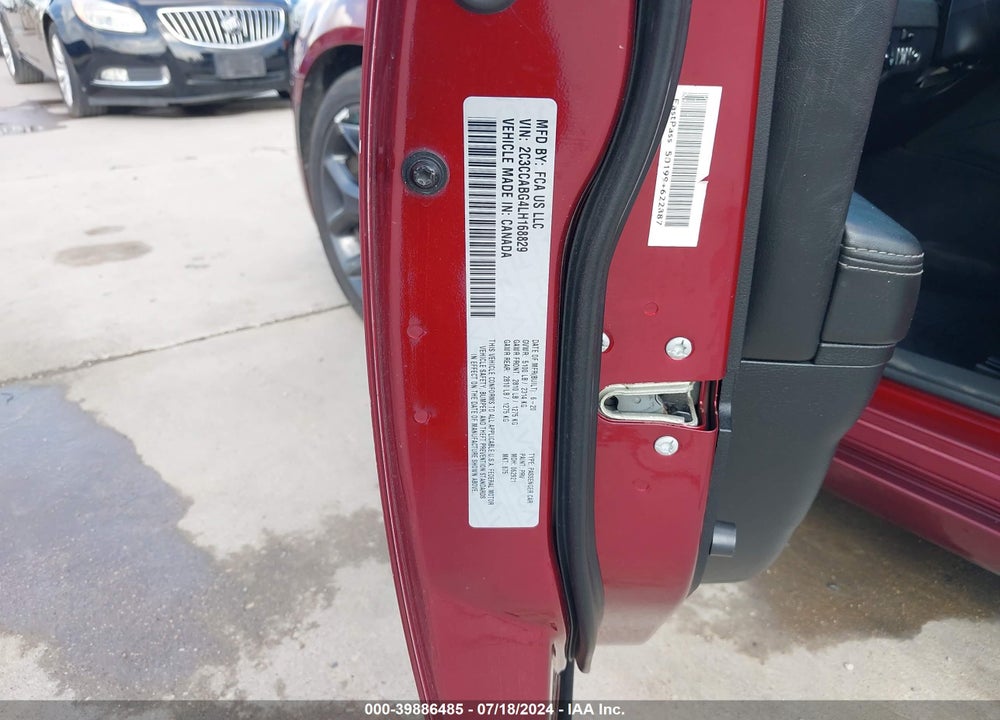 2020 CHRYSLER 300 VIN: 2C3CCABG4LH168829