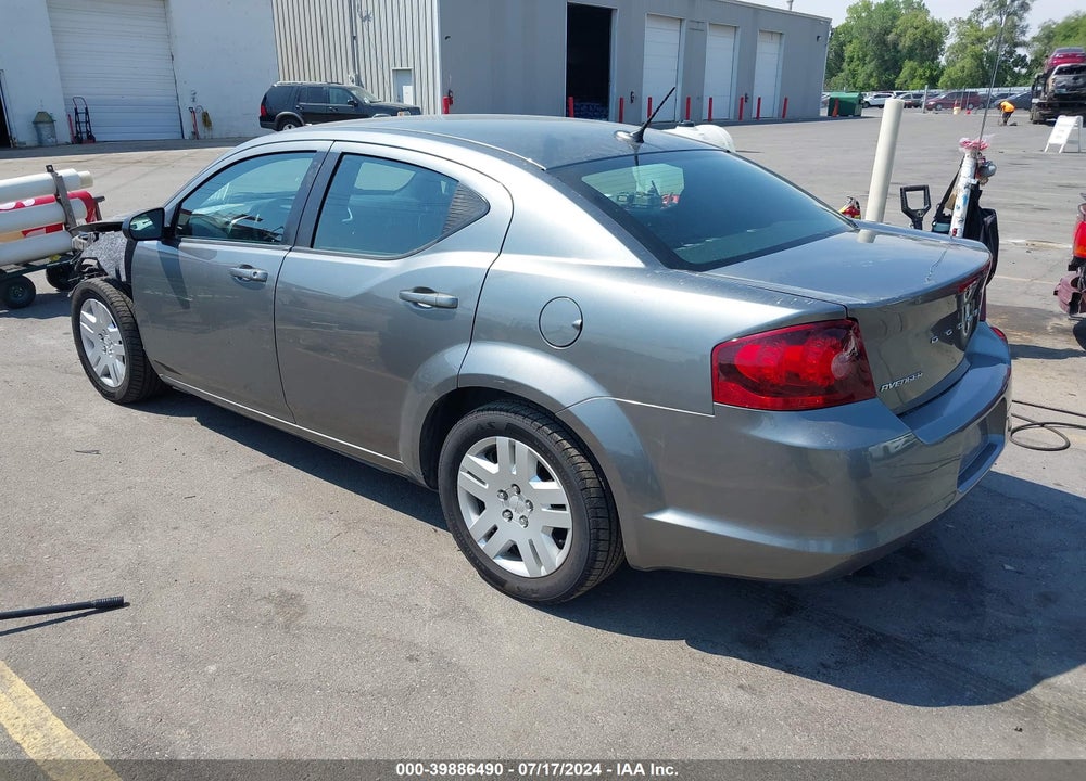 2013 DODGE AVENGER SE V6 VIN: 1C3CDZAG4DN768837