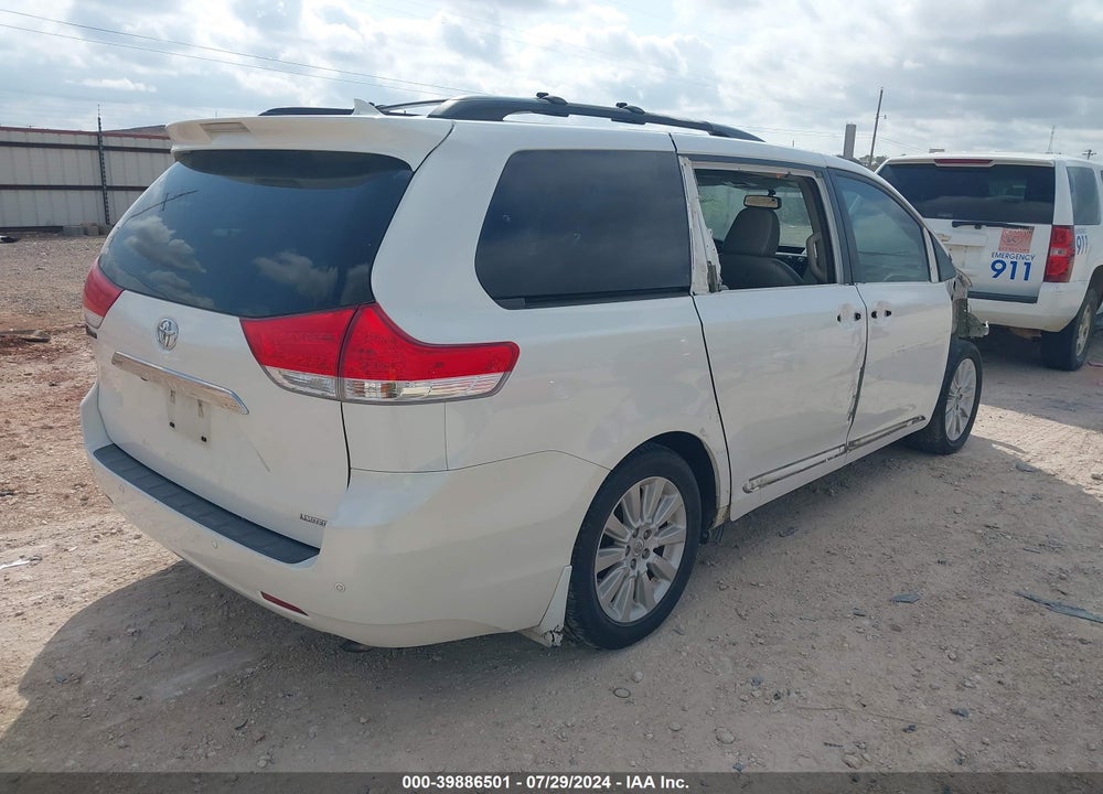 2013 TOYOTA SIENNA LIMITED V6 7 PASSENGER VIN: 5TDYK3DC9DS305941
