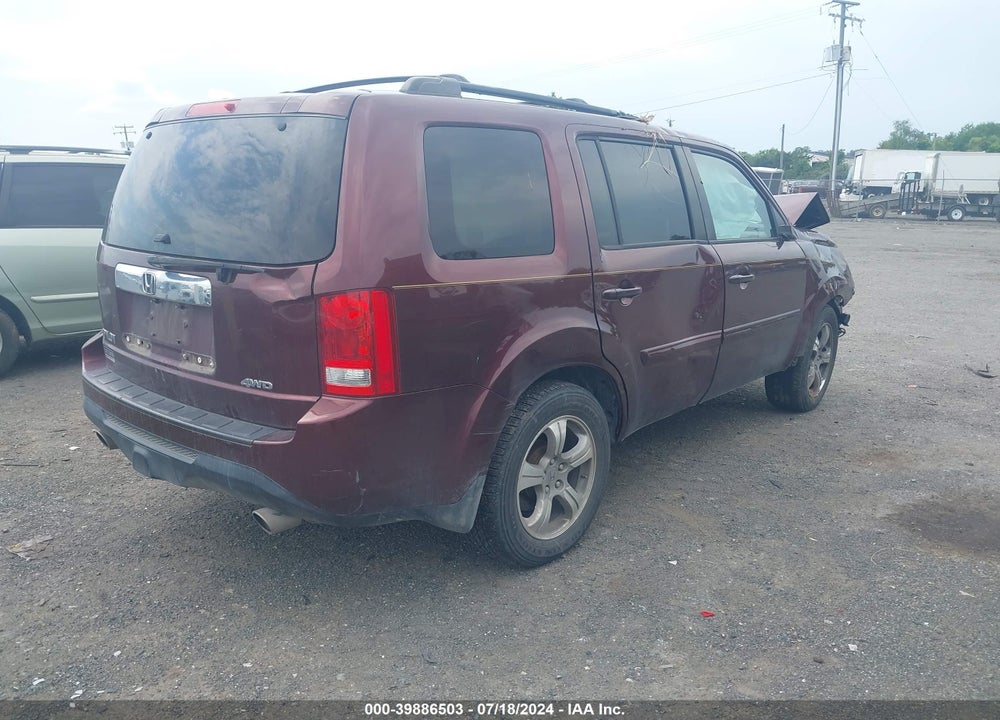 2013 HONDA PILOT EX-L VIN: 5FNYF4H58DB015099