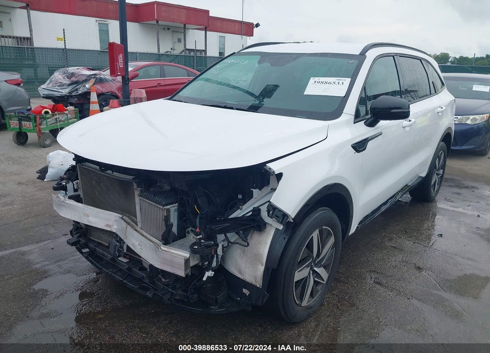 2021 KIA SORENTO EX VIN: 5XYRHDLF2MG059350