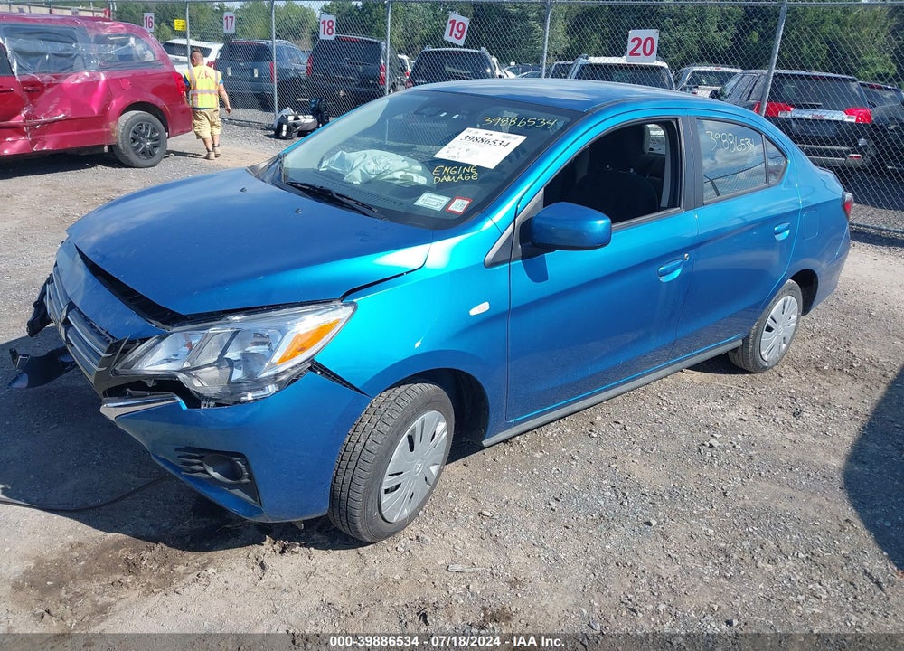 2024 MITSUBISHI MIRAGE G4 ES VIN: ML32FUFJ1RHF03524