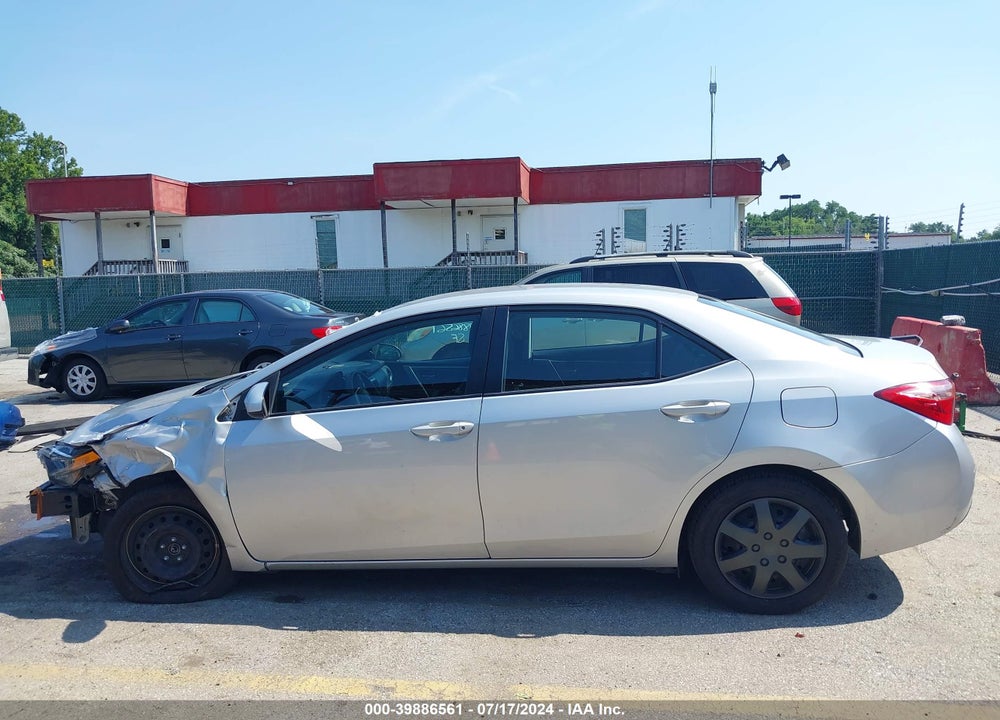 2019 TOYOTA COROLLA LE VIN: 5YFBURHE9KP897801