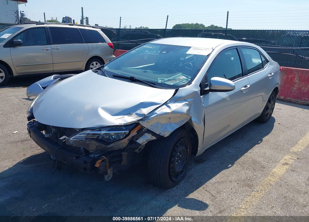 2019 TOYOTA COROLLA LE VIN: 5YFBURHE9KP897801