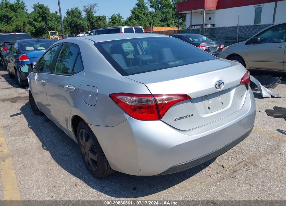 2019 TOYOTA COROLLA LE VIN: 5YFBURHE9KP897801