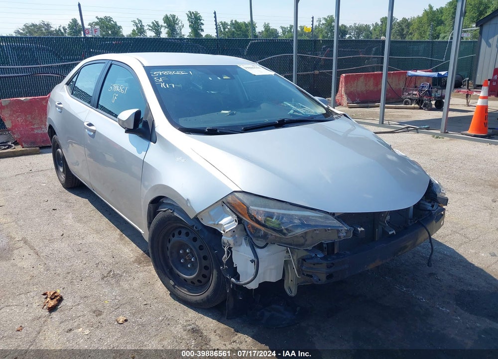 2019 TOYOTA COROLLA LE VIN: 5YFBURHE9KP897801