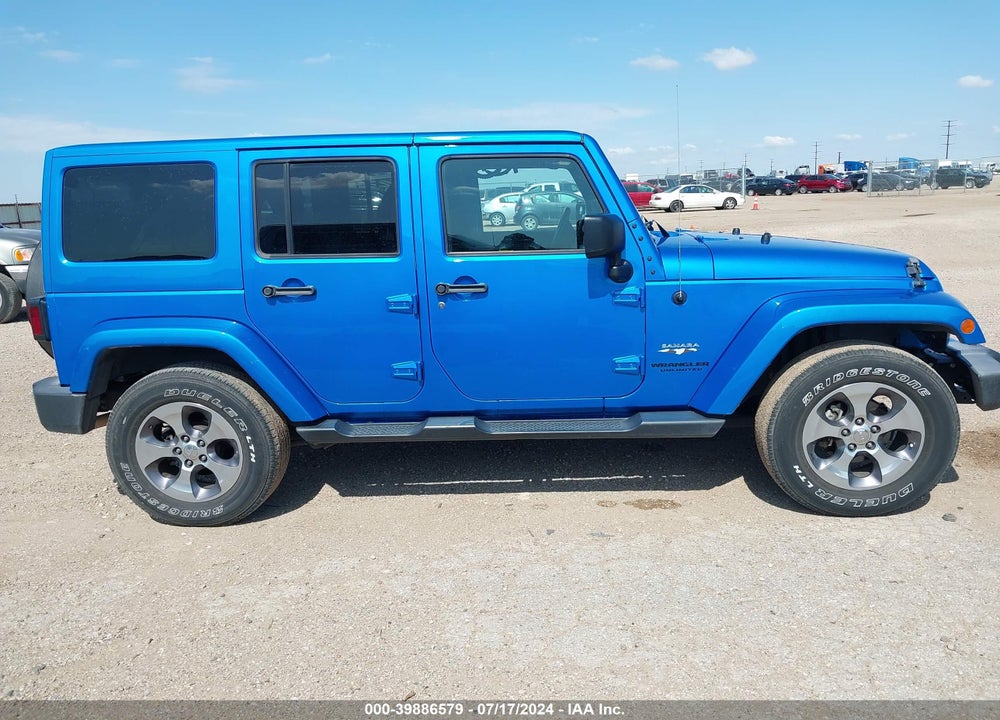 2016 JEEP WRANGLER UNLIMITED SAHARA VIN: 1C4BJWEG8GL187690