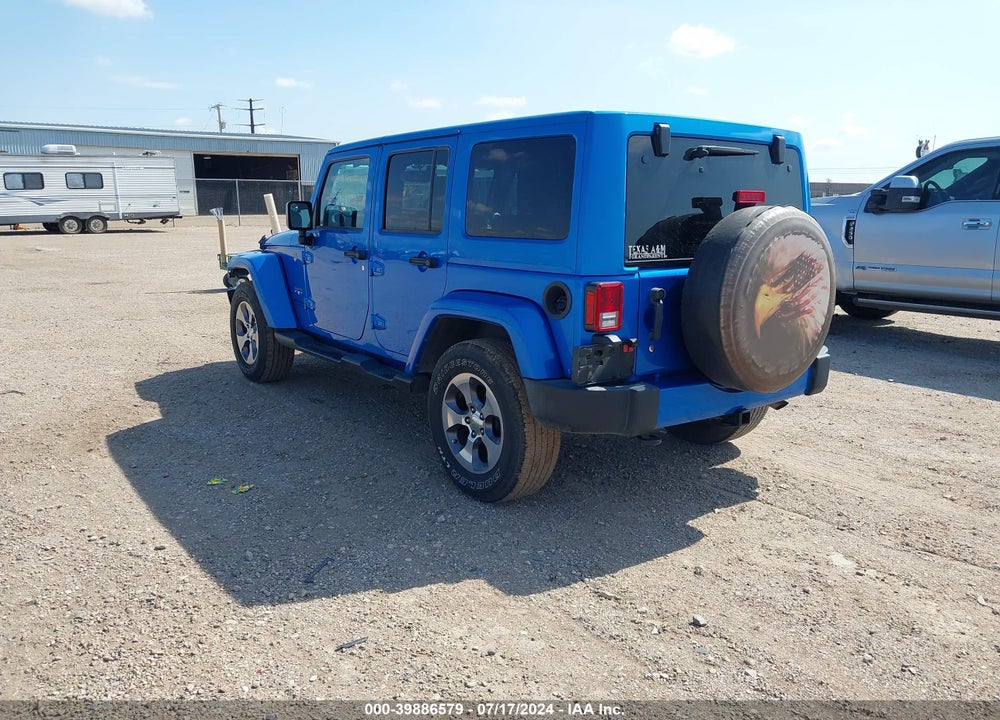 2016 JEEP WRANGLER UNLIMITED SAHARA VIN: 1C4BJWEG8GL187690