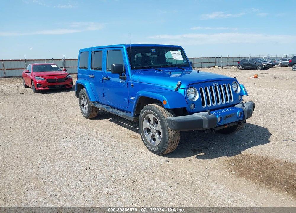 2016 JEEP WRANGLER UNLIMITED SAHARA VIN: 1C4BJWEG8GL187690