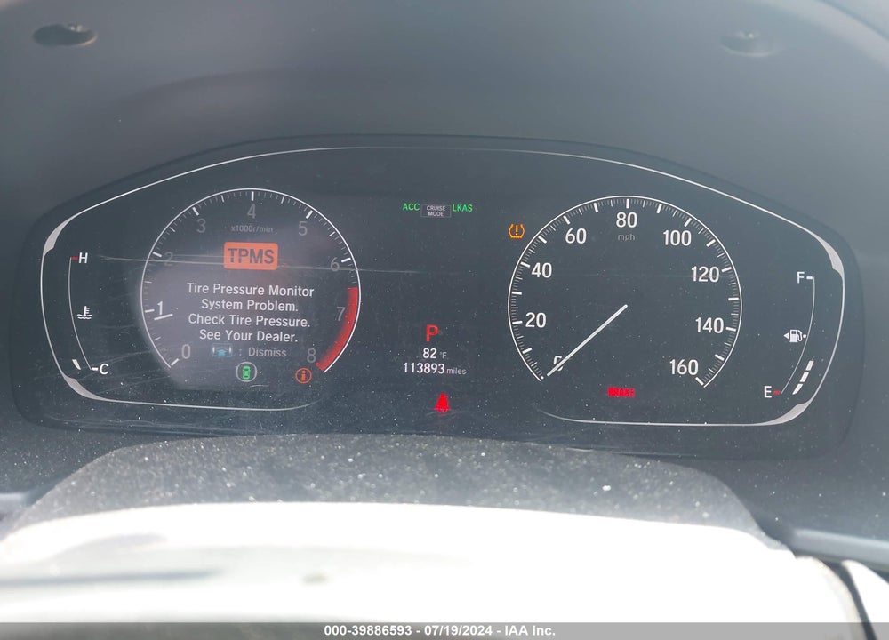 2018 HONDA ACCORD TOURING VIN: 1HGCV1F97JA013979