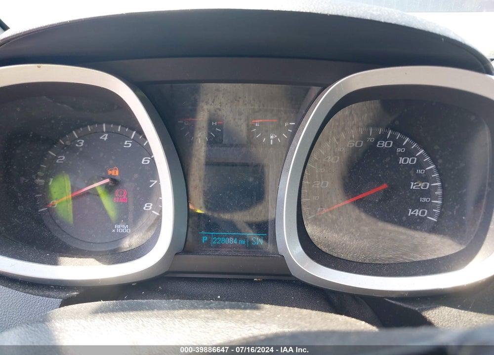 2013 CHEVROLET EQUINOX LTZ VIN: 2GNFLGEK6D6302692