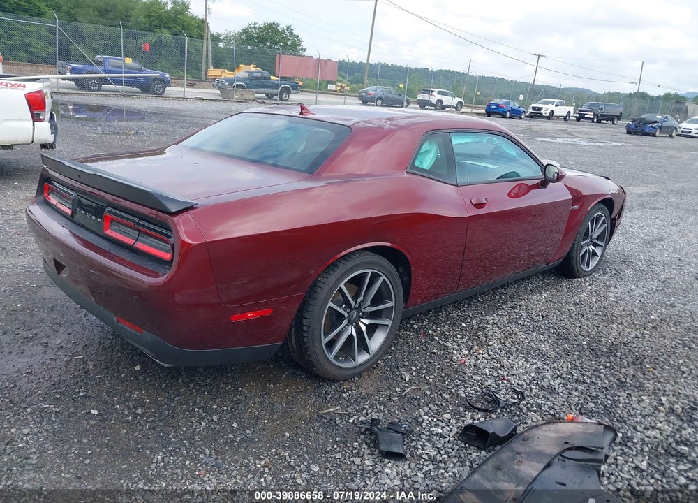 2023 DODGE CHALLENGER R/T VIN: 2C3CDZBT7PH527699