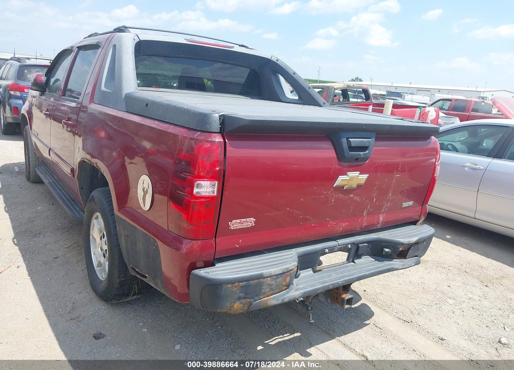 2007 CHEVROLET AVALANCHE 1500 LT VIN: 3GNFK12317G217149