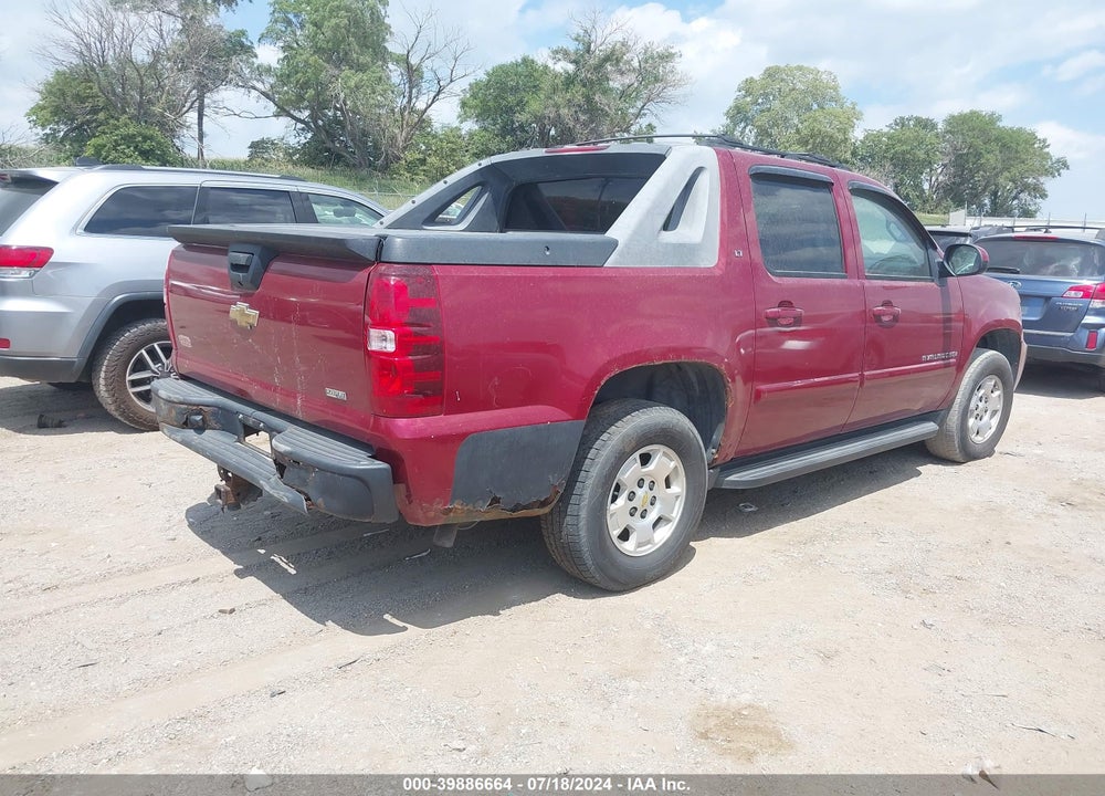 2007 CHEVROLET AVALANCHE 1500 LT VIN: 3GNFK12317G217149