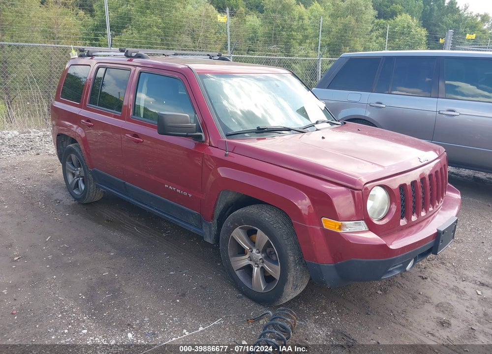 2016 JEEP PATRIOT HIGH ALTITUDE EDITION VIN: 1C4NJPFA0GD747998