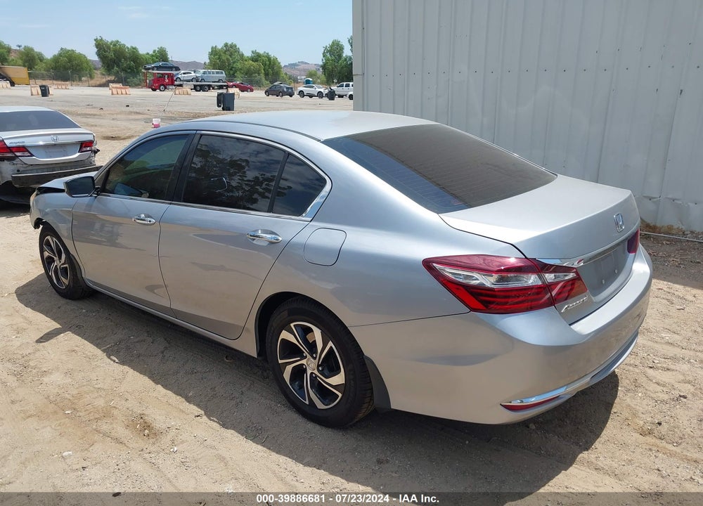 2017 HONDA ACCORD LX VIN: 1HGCR2F33HA272887